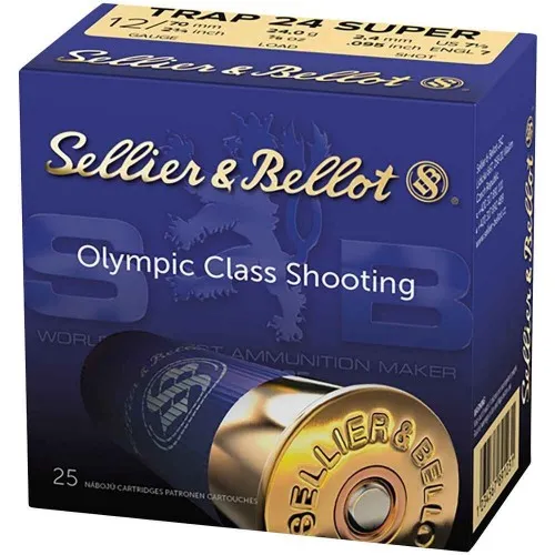Sellier & Bellot 12/70 Super Trap 2,4 mm 24 g Trap-Schrotpatrone